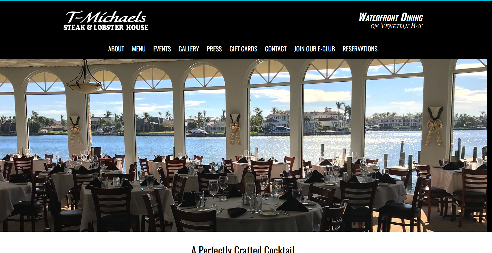 Waterfront Elegance: Discover T‑Michaels Steak & Lobster in Naples