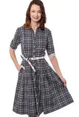 Dizzy Lizzie Mrs Maisel Grid Black