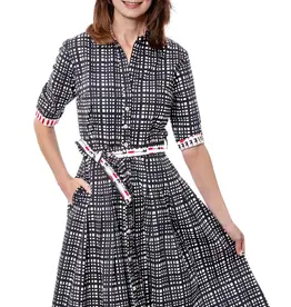 Dizzy Lizzie Mrs Maisel Grid Black