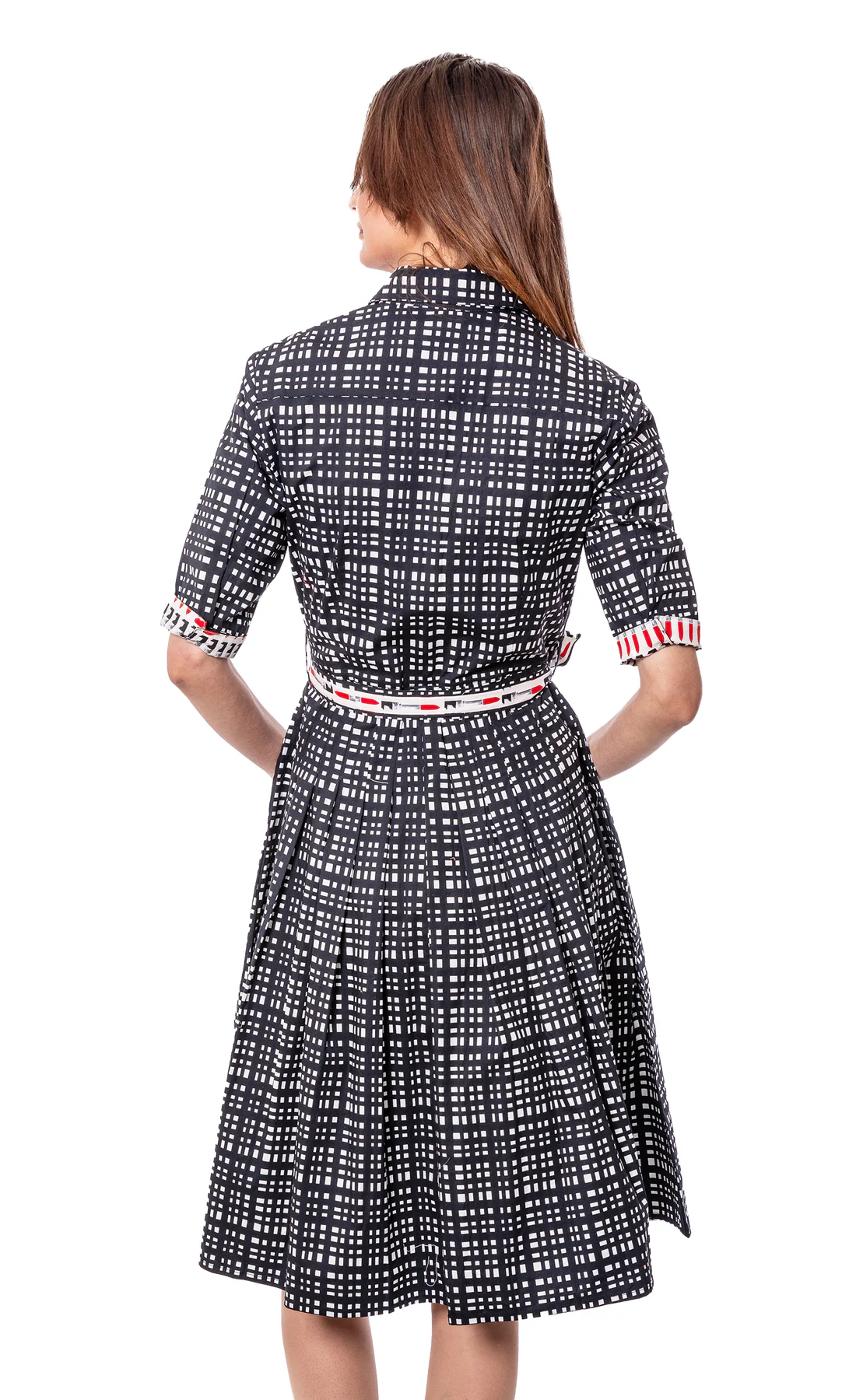 Dizzy Lizzie Mrs Maisel Grid Black