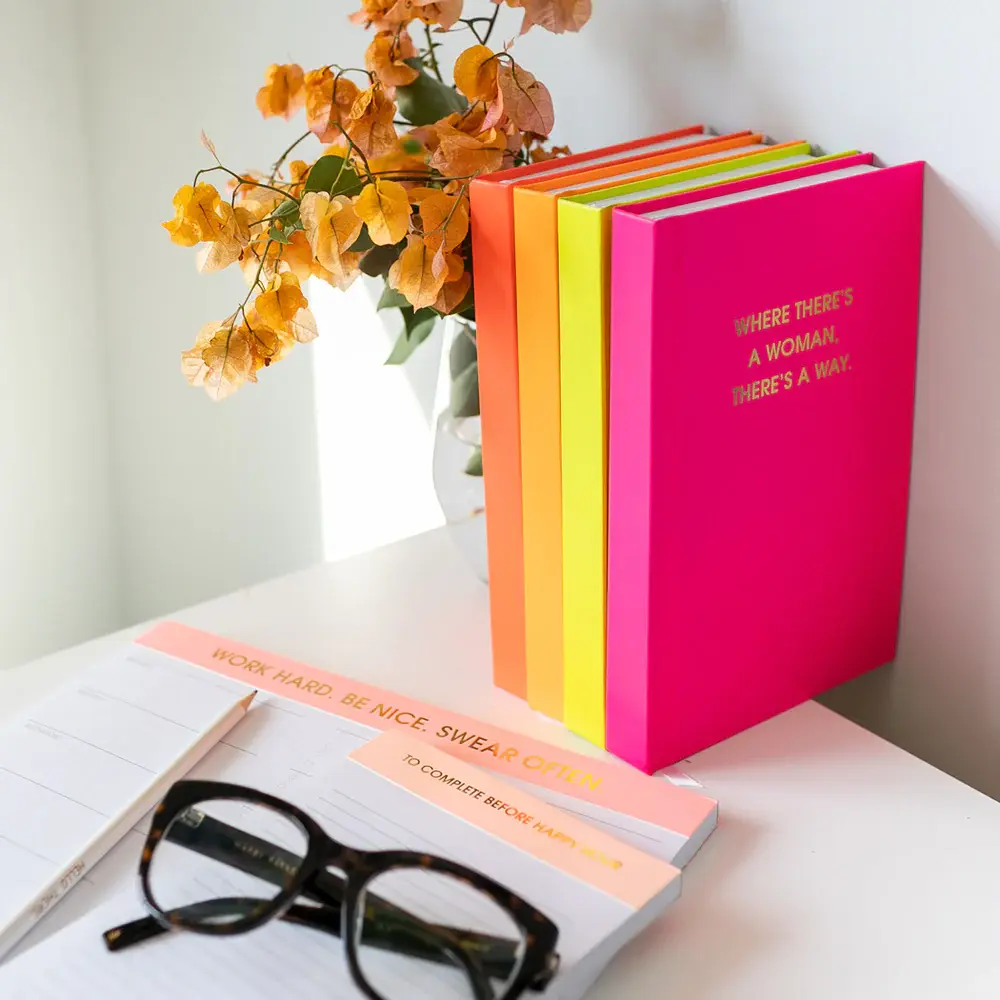 Chez Gagne Bright Hardcover Journal