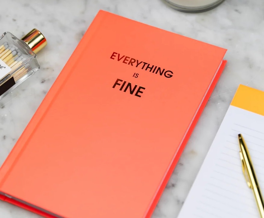 Chez Gagne Bright Hardcover Journal