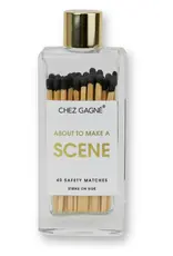 Chez Gagne Glass Bottle Matches
