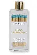 Chez Gagne Glass Bottle Matches