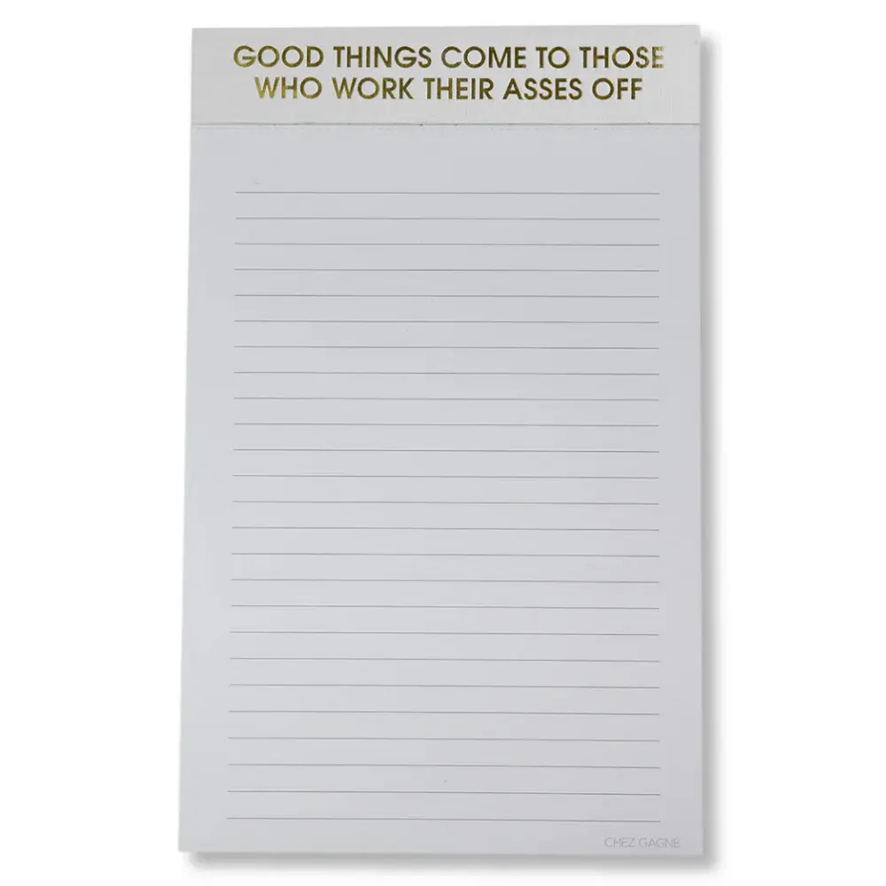 Chez Gagne Colorful Lined Notepad