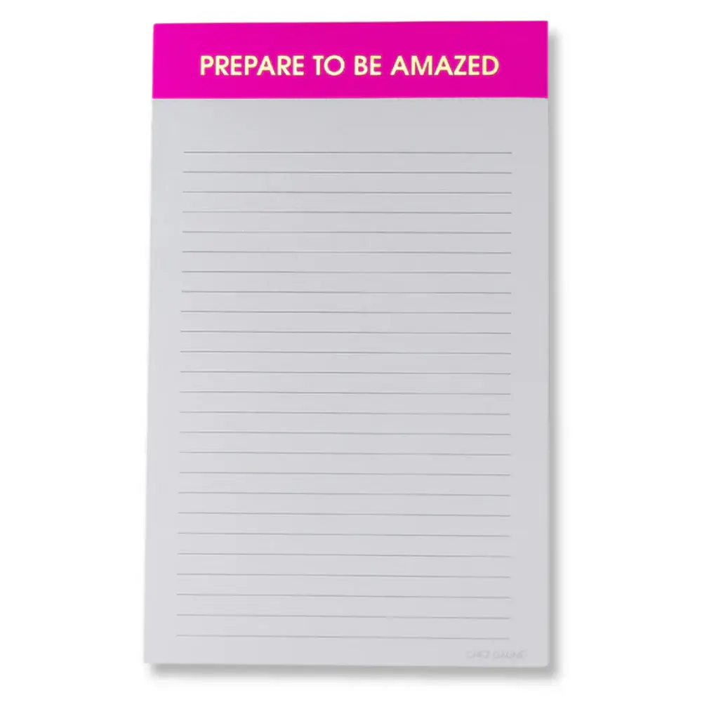 Chez Gagne Colorful Lined Notepad