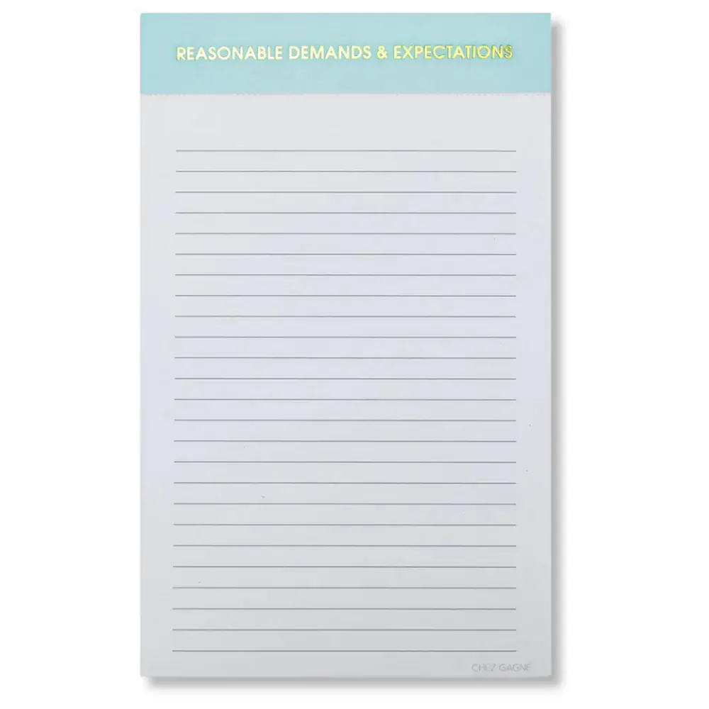 Chez Gagne Colorful Lined Notepad