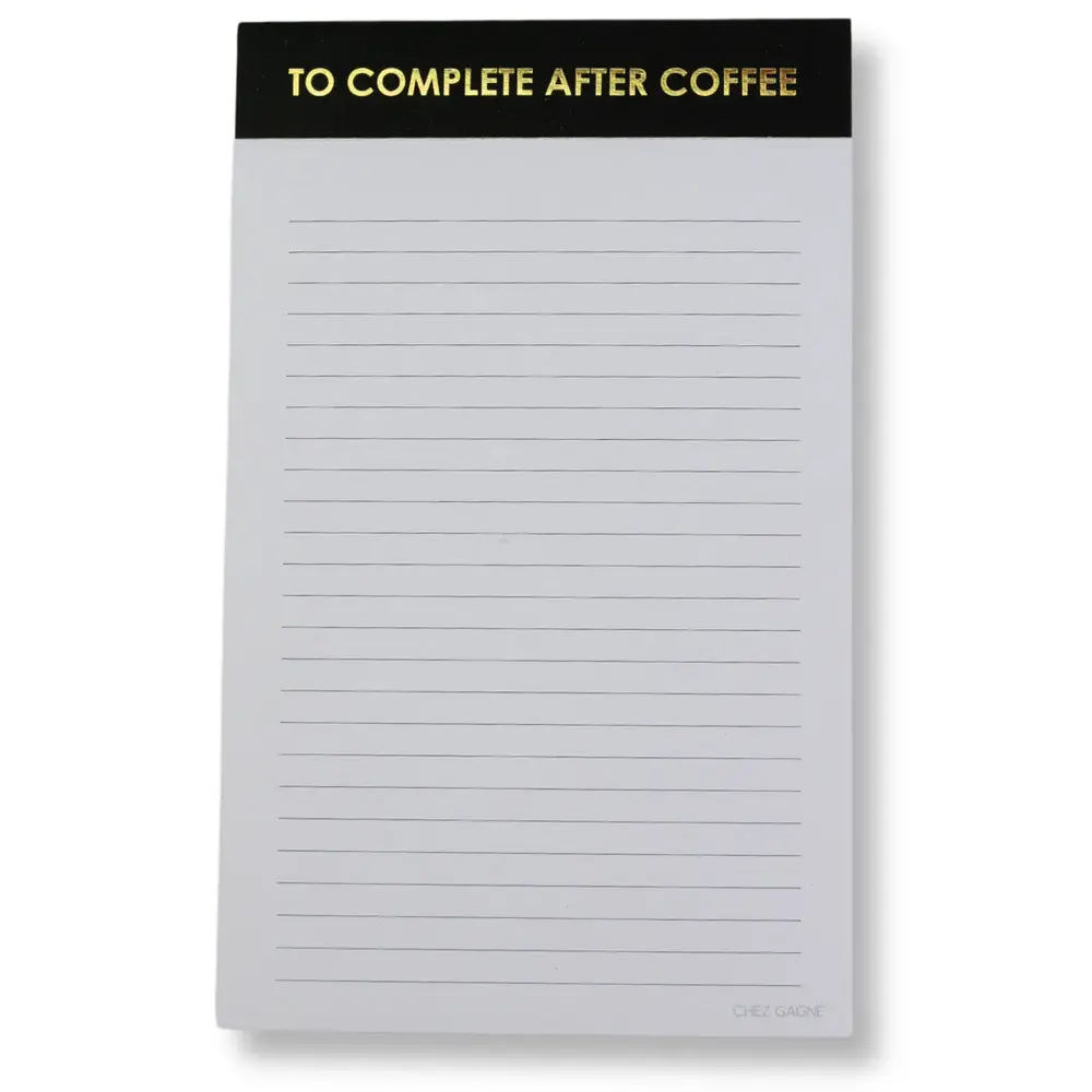 Chez Gagne Colorful Lined Notepad
