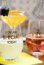 Chez Gagne You Are Special Today Wine Glass