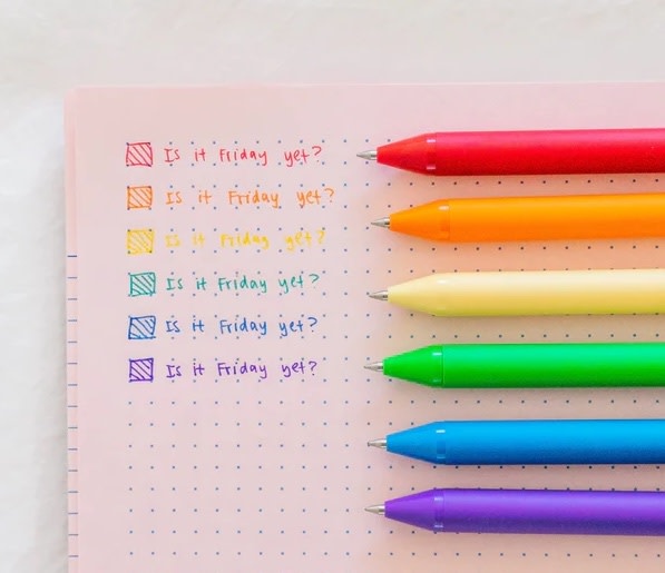 Talking Out of Turn Colorful Gel Pens