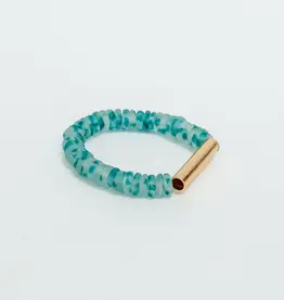Coastal Grit Coastal Grit Gold Bar Bracelet