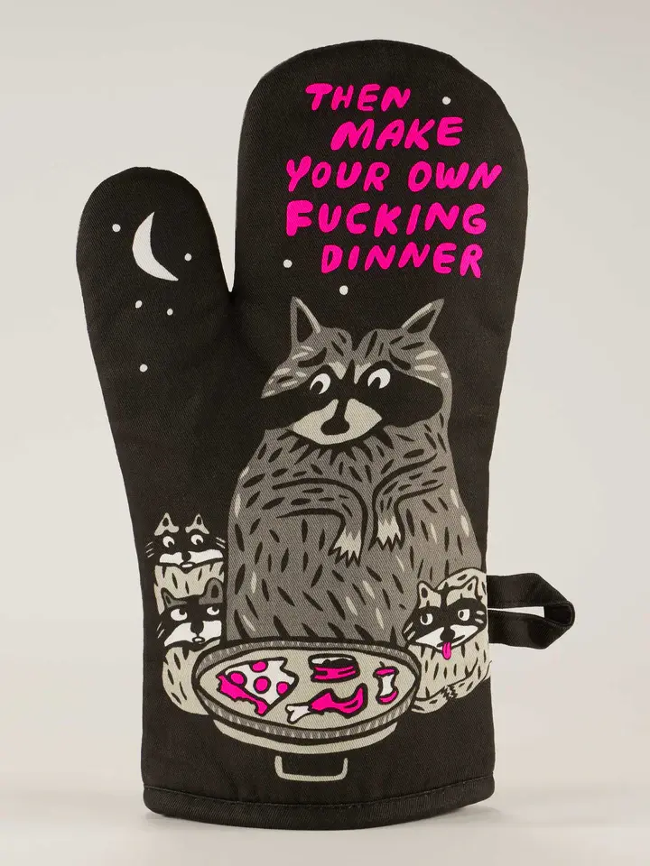 Blue Q Then Make Your Own Dinner Oven Mitt