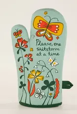 Blue Q Please, One Shitstorm At A Time Oven Mitt