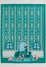 Blue Q I'd Better Not Wake Up To A Mess Dish Towel