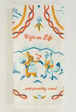 Blue Q High On Life...And Possibly Weed Dish Towel Blue Q High On Life...And Possibly Weed Dish Towel