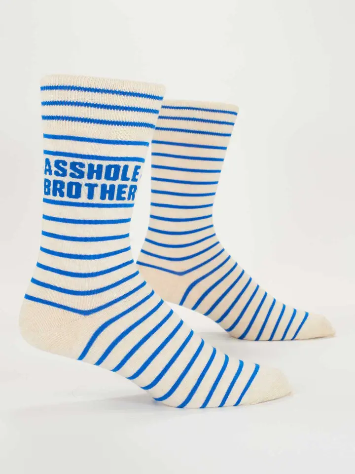 Blue Q Asshole Brother Men's Socks