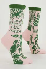 Blue Q I Have A Bit Of A Plant Problem Women's Socks