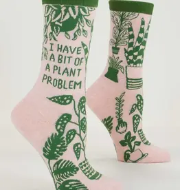 Blue Q I Have A Bit Of A Plant Problem Women's Socks