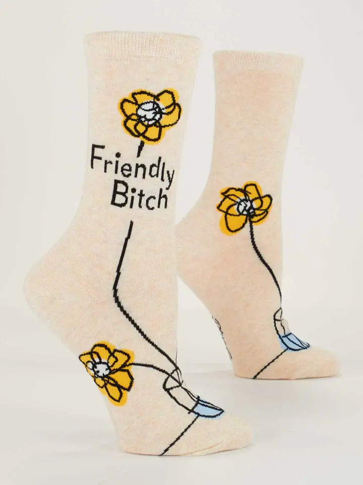 Blue Q Friendly Bitch Women's Socks