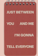 Blue Q Tell Everyone Notepad 3x5 Blue Q Tell Everyone Notepad 3x5