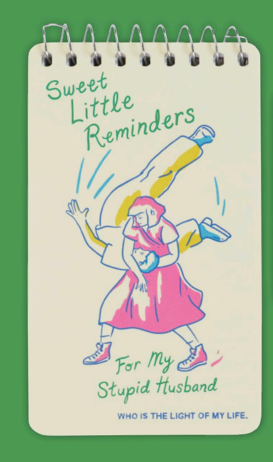 Blue Q Sweet Reminders Notepad 3x5