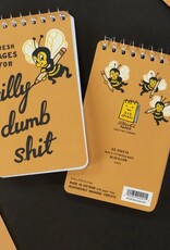 Blue Q Silly Dumb Shit Notepad 3x5