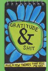 Blue Q Gratitude & Shit Notepad 3x5