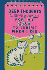 Blue Q Deep Thoughts Notepad 3x5