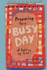 Blue Q Busy Day Notepad 3x5 Blue Q Busy Day Notepad 3x5