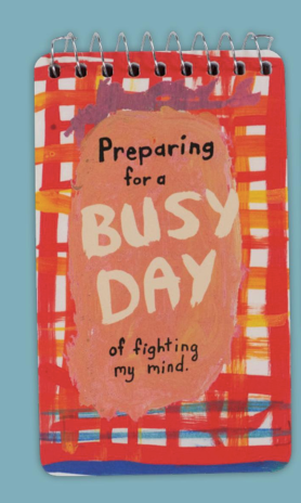 Blue Q Busy Day Notepad 3x5