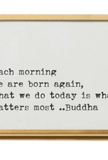 Gold Frame with Easel and Saying