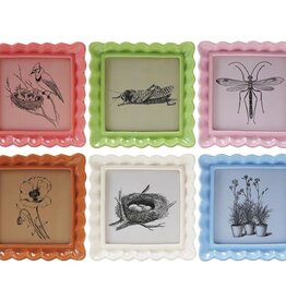 Resin Ruffled Photo Frame 4x4