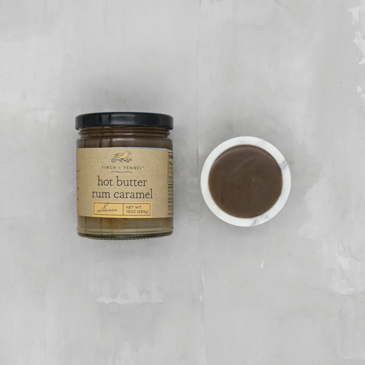 Finch + Fennel Hot Butter Rum Caramel Sauce