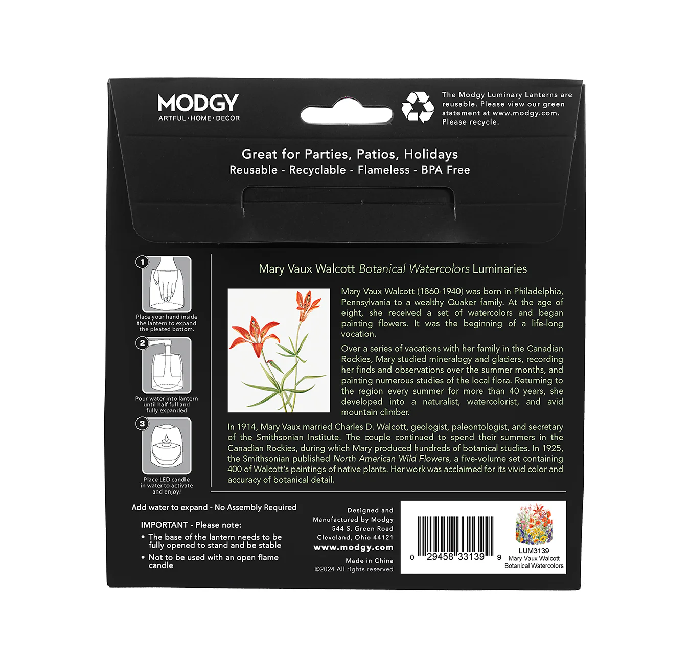 Modgy Luminary Botanical Watercolors
