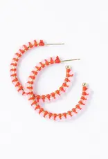 Ink + Alloy Lillian Crystal Bead Hoops