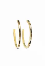 Ink + Alloy Lulu Seed Bead Hoops