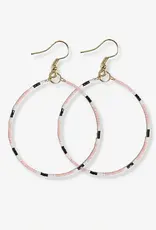 Ink + Alloy Kelly Color Block Hoops