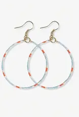 Ink + Alloy Kelly Color Block Hoops