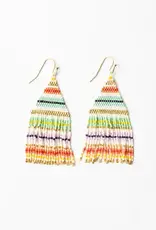 Ink + Alloy Lexie Stripe Beaded Earrings Ink + Alloy Lexie Stripe Beaded Earrings