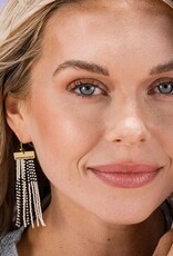 Ink + Alloy Lana Colorblocks Fringe Earrings