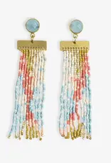 Ink + Alloy Lilah Semi-Precious Stone Post Earrings