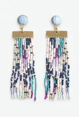 Ink + Alloy Lilah Semi-Precious Stone Post Earrings