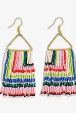 Ink + Alloy Paige Ascending Fringe Earrings Rio