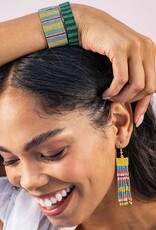 Ink + Alloy Billie Mixed Stripes Earrings