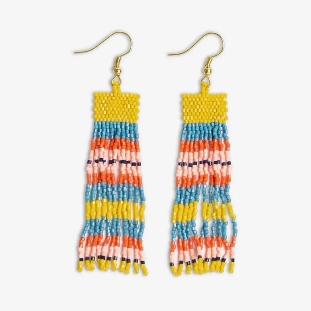 Ink + Alloy Billie Mixed Stripes Earrings