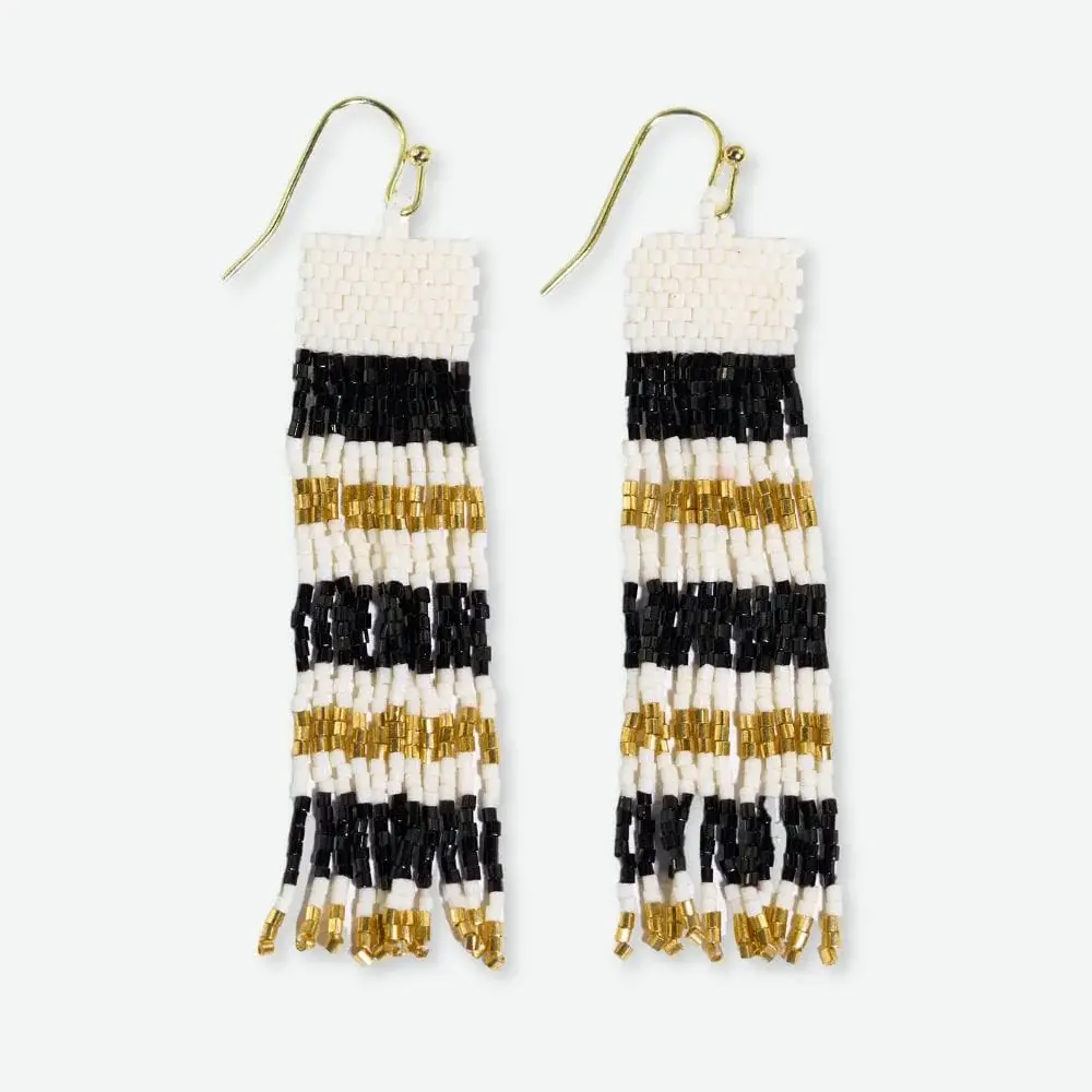 Ink + Alloy Billie Mixed Stripes Earrings
