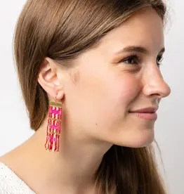 Ink + Alloy Mckenzie Long Fringe Earrings