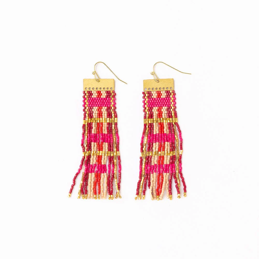 Ink + Alloy Mckenzie Long Fringe Earrings