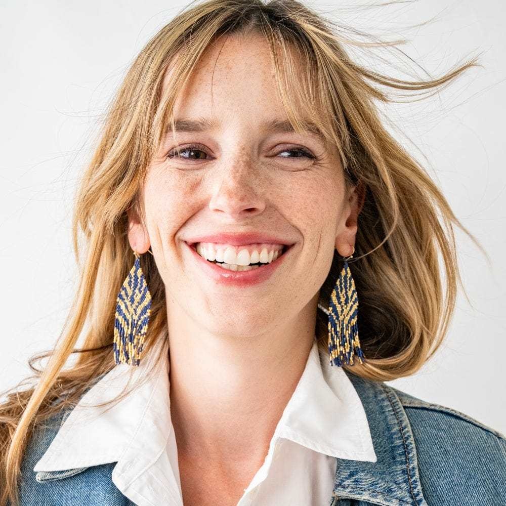 Ink + Alloy Delilah Beaded Fringe Earrings