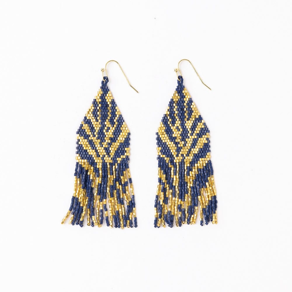 Ink + Alloy Delilah Beaded Fringe Earrings